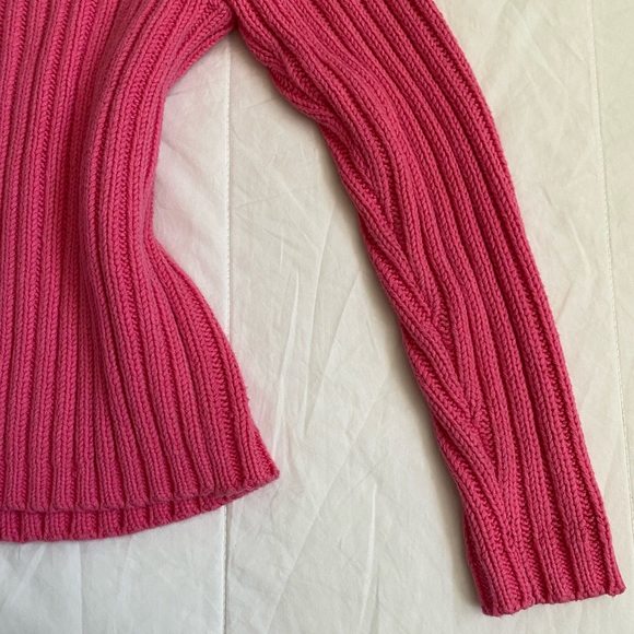 Vintage Pink Knitted Sweater - Picture 11 of 15